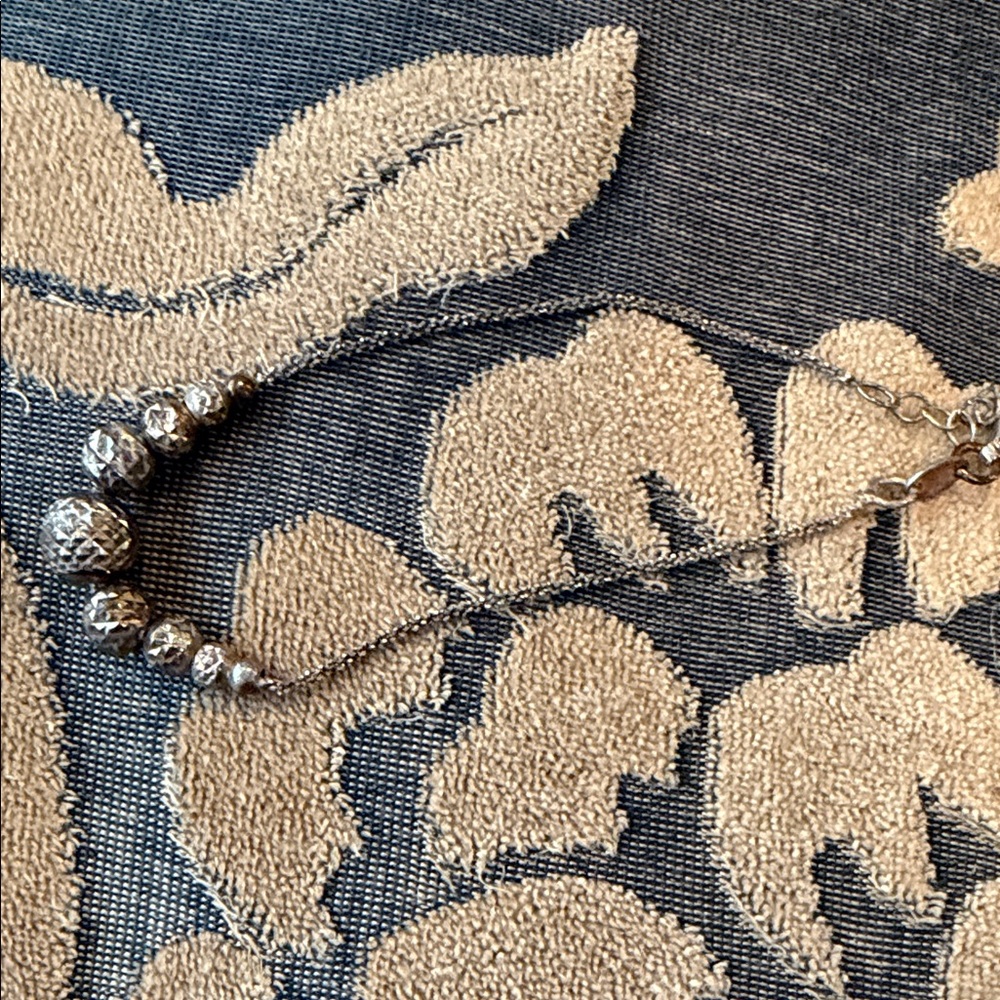 Silver Beaded Bracelet
